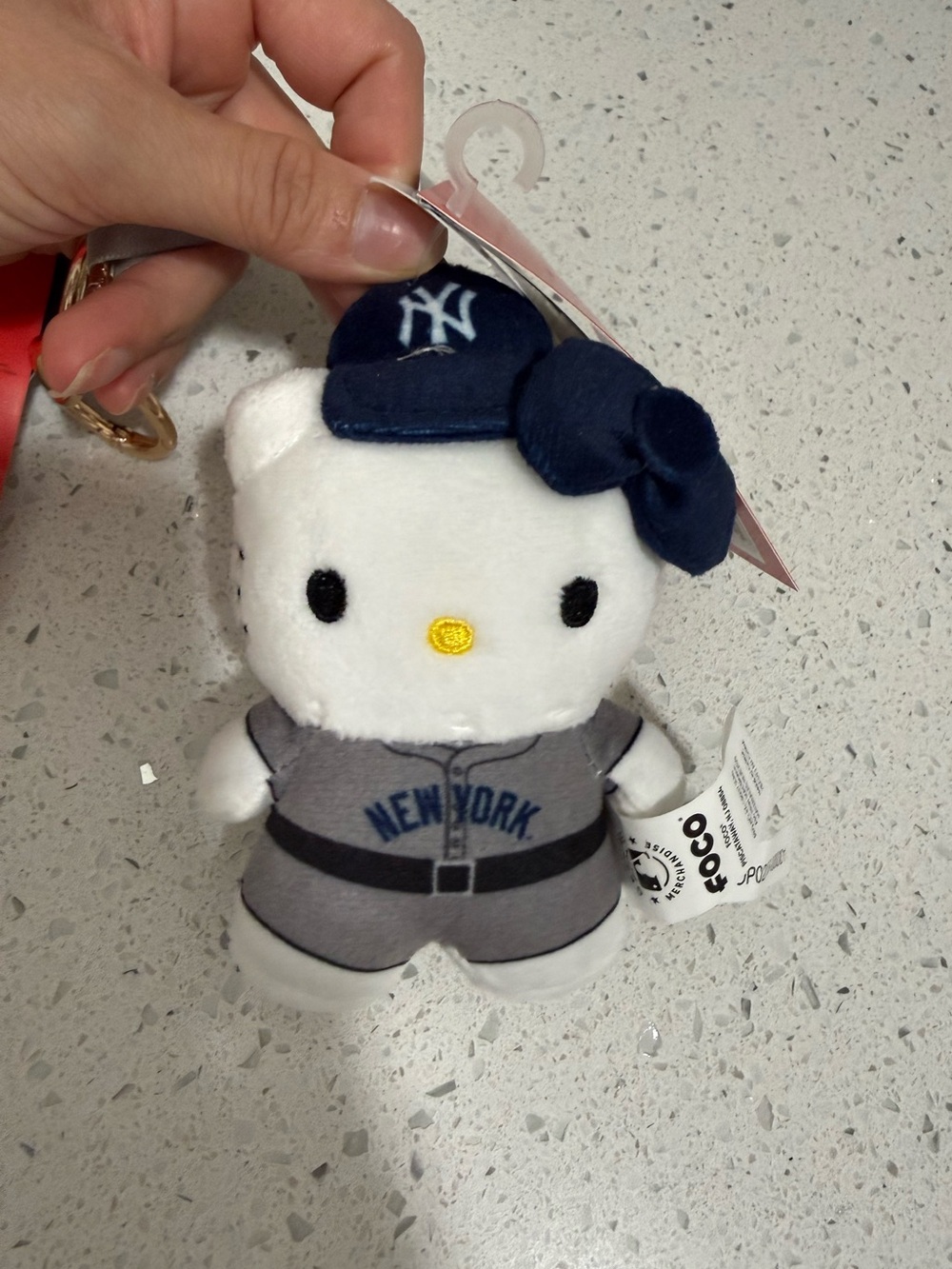Yankees Hello Kitty Bag Charm